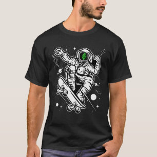 Astronaut Skate Ethereum Classic ETH Münze bis m T-Shirt