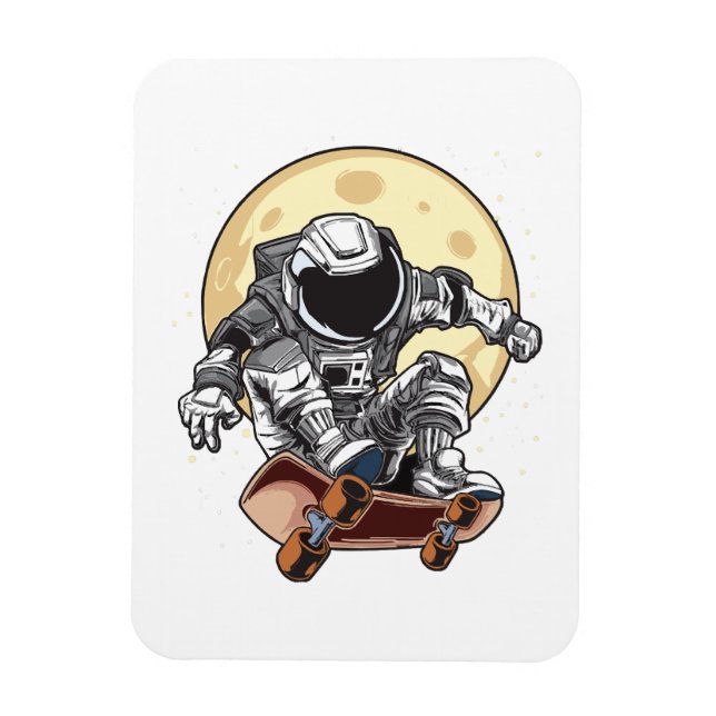 Astronaut Skate Magnet (Vertikal)