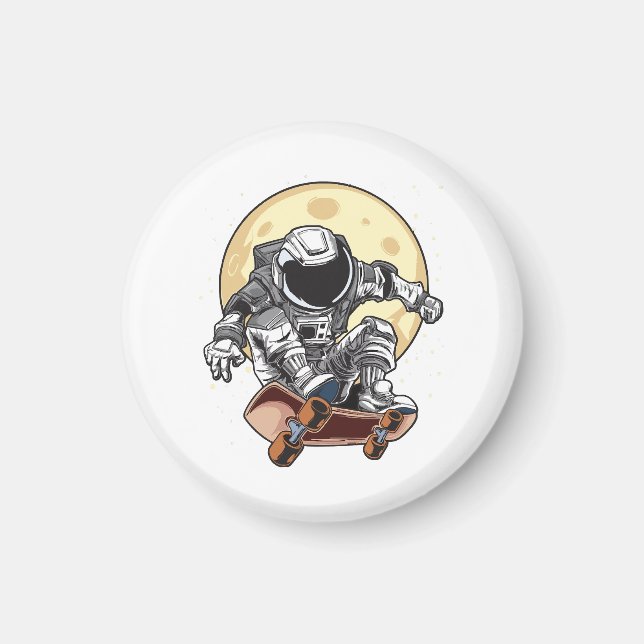 Astronaut-Skate Magnet (Vorne)