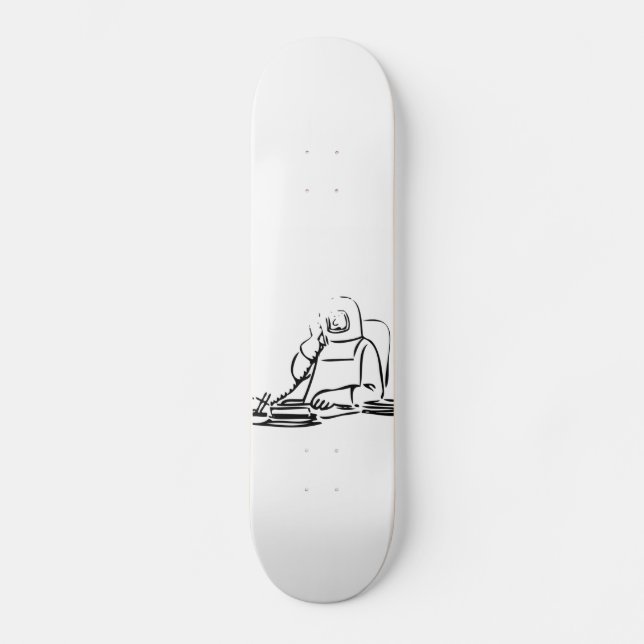 Astronaut Skateboard (Vorderseite)