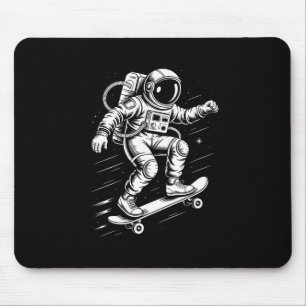 Astronaut Skateboarden im Weltraum Cosmic Skater D Mousepad