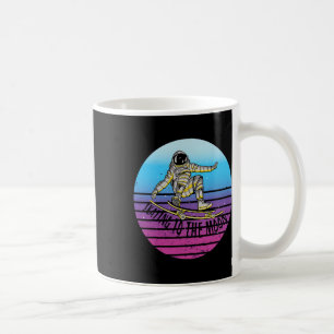 Astronaut Skateboarding Weltraum Trick Motion Futu Kaffeetasse