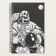 Astronaut Skeleton Spooky Skull
