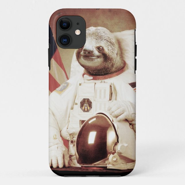Astronaut Sloth Case-Mate iPhone Hülle (Rückseite)