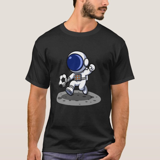 Astronaut Soccer Adventure T-Shirt (Vorderseite)