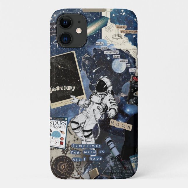 Astronaut Space iPhone 11 Fall - Einzigartiges Des Case-Mate iPhone Hülle (Rückseite)