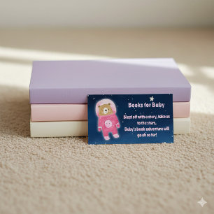 Astronaut Space Teddy Bärenbücher für Babyanfragen Begleitkarte