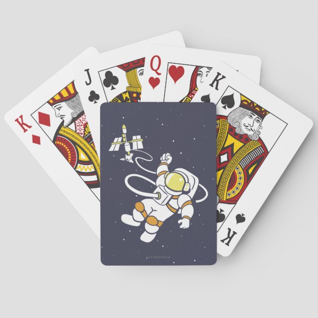 Astronaut Spielkarten (Rückseite)