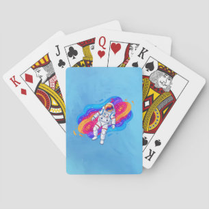 Astronaut Spielkarten