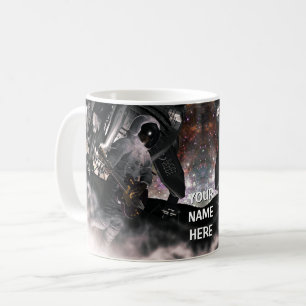 Astronaut spielt Gitarre. Personalisiert Kaffeetasse