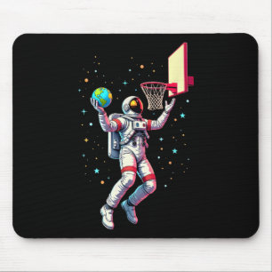 Astronaut spielt Sketll-Planeten Weltraum 1 Mousepad