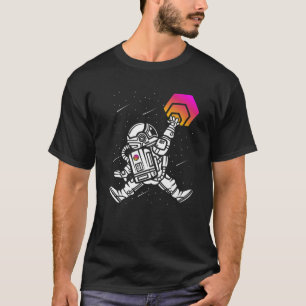 Astronaut springt HEX-Münze zum KryptoToken des Mo T-Shirt