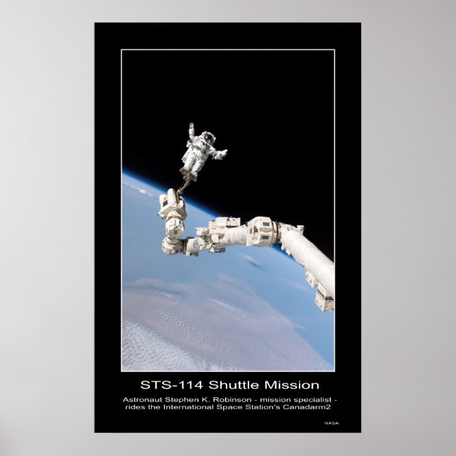 Astronaut Stephen K. Robinson International Space Poster (Vorne)