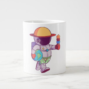 Astronaut, Sternenflugzeuge Jumbo-Tasse