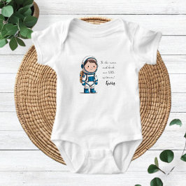 Astronaut T-Shirt, Space Astronomy Stars Gift Idea Baby Strampler