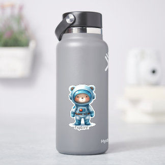 Astronaut Teddy Bear Aufkleber