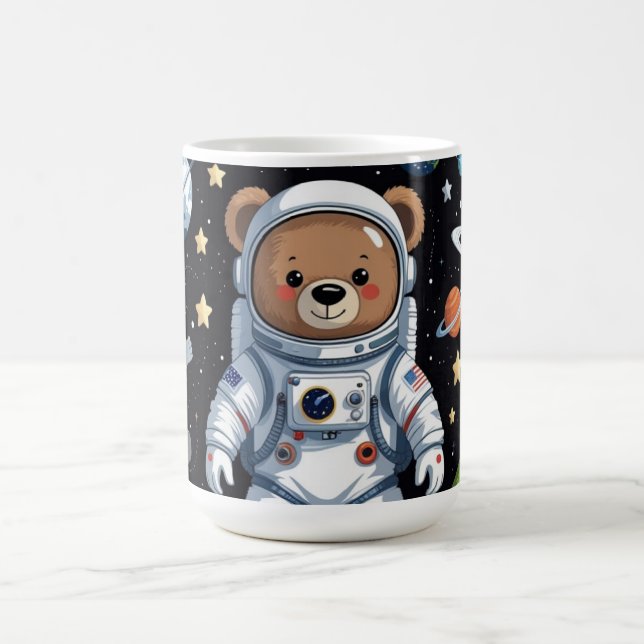 Astronaut Teddy Cut Raum Kaffeetasse (Mittel)