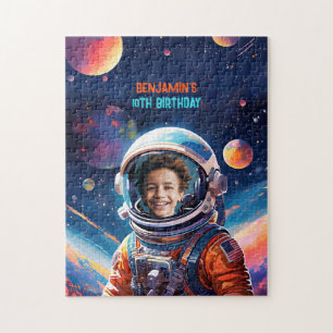 Astronaut Tiefraum Himmel Planeten Foto Geburtstag