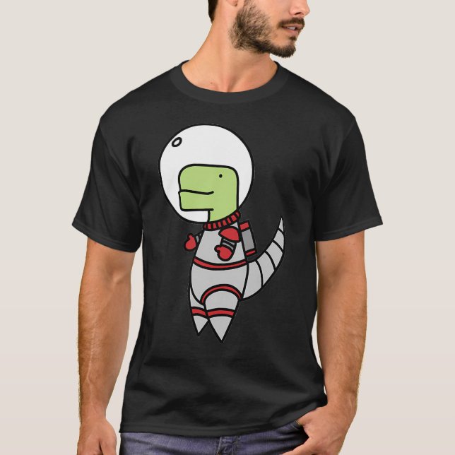 Astronaut Timmy T-Rex T-Shirt (Vorderseite)