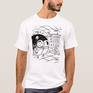 Astronaut überraschte, wie E-Mails zugestellt wurd T-Shirt