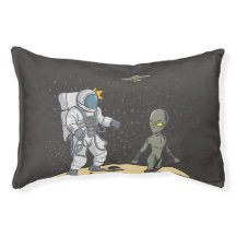 Astronaut und Alien