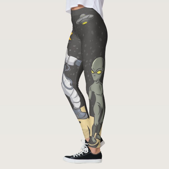 Astronaut und Alien Leggings (Links)