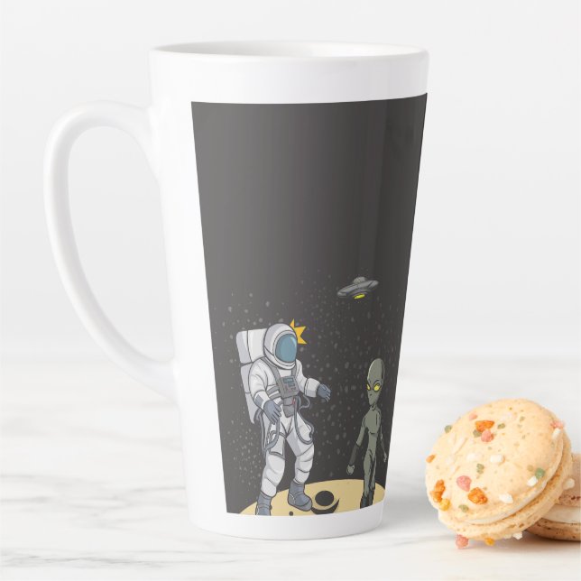 Astronaut und Alien Milchtasse (Beispiel)