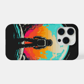 Astronaut und Planet iPhone 15 Pro Hülle