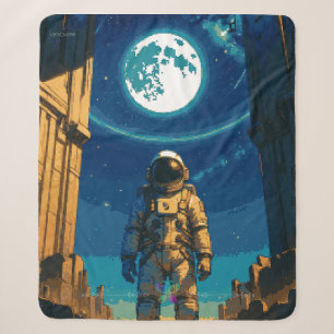 Astronaut unter dem himmlischen Tor Premium Sherpadecke