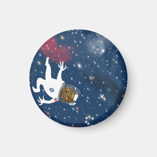 Astronaut unter den Sternen Magnet (Vorne)