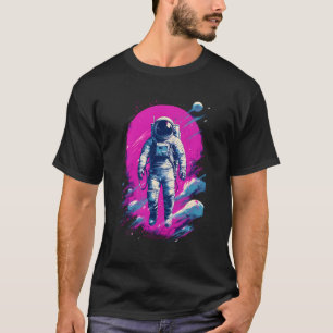 Astronaut Vaporwave ästhetische Retro Glitch Space T-Shirt