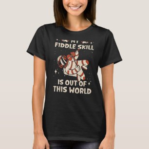 Astronaut Violin Player Violinistin Violine Viola T-Shirt