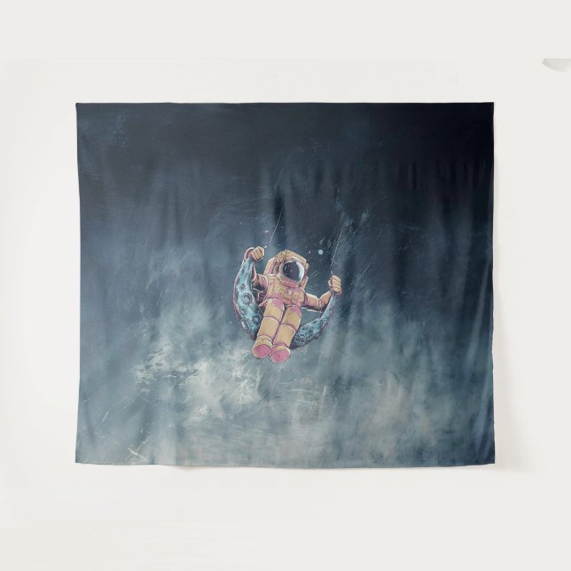 Astronaut Wandteppich (Vorderseite (Horizontal))