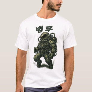 Astronaut Warrior - Futuristic Space Explorer T-Shirt