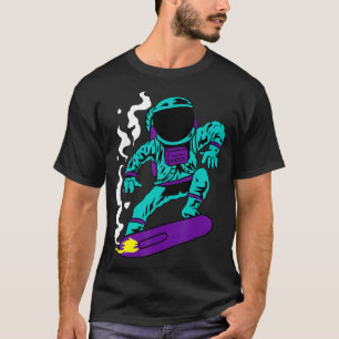 Astronaut Welt Surfer Spaceman Planeten Perfekt Gi T-Shirt