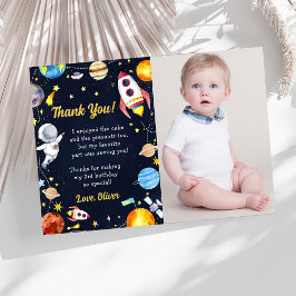 Astronaut Weltraum Geburtstag Danke Karte