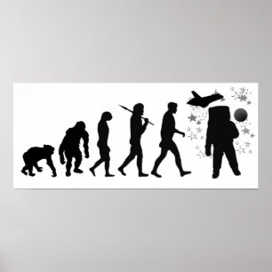 Astronaut Weltraumreisen Kosmonauten-Geschenke Poster