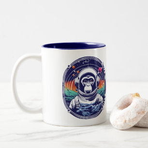 Astronaut Zweifarbige Tasse
