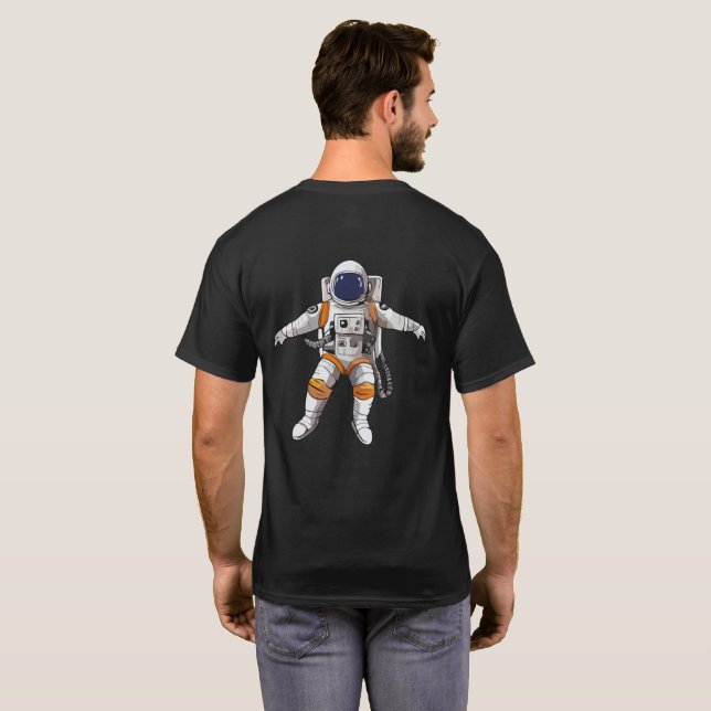 Astronauta T-Shirt (Schwarz voll)