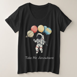 Astronaute avec Planètes à ballon