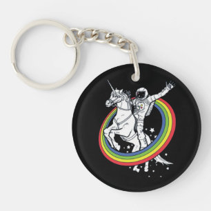 Astronaute chevauchant une licorne