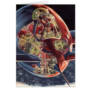 Astronaute de la science-fiction vintage Rocket