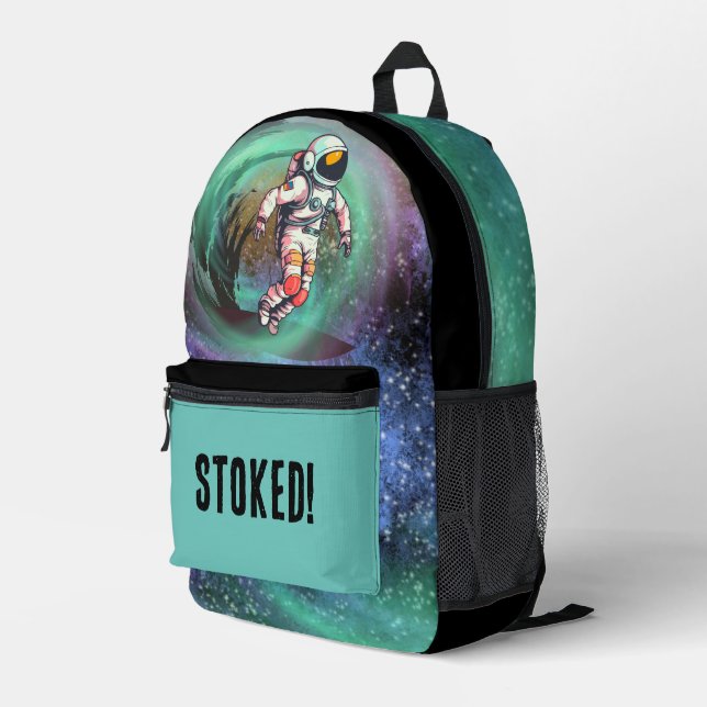 Astronaute du surf | Sac à dos stocké (Coin arrière droit)