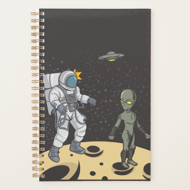 Astronaute et alien (Devant)