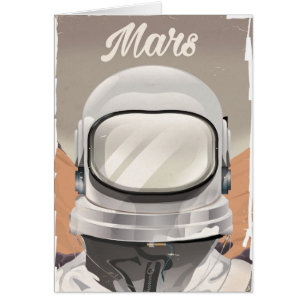 Astronaute Mars Vintage