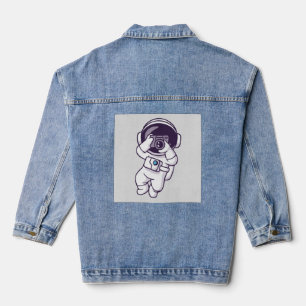 Astronaute Mignon  Denim Personnalisé 
