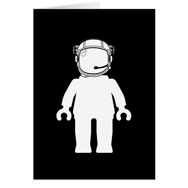 Astronaute Minifig de style de Banksy (Devant)