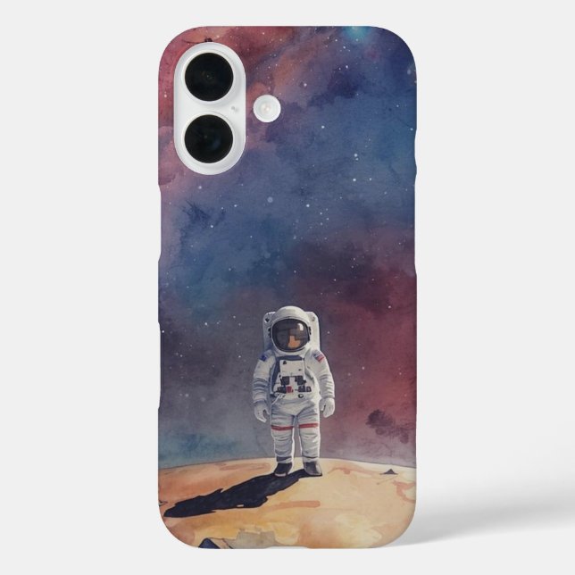 Astronauten-Abenteuer  iPhone 16 Hülle (Rückseite)