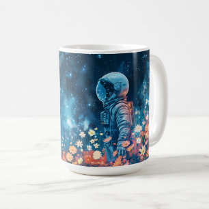 Astronauten, die den Weltraum erkunden Kaffeetasse