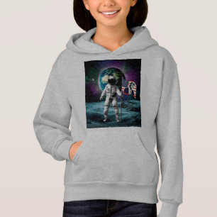 Astronauten für Trump 2024 Einladung Hoodie